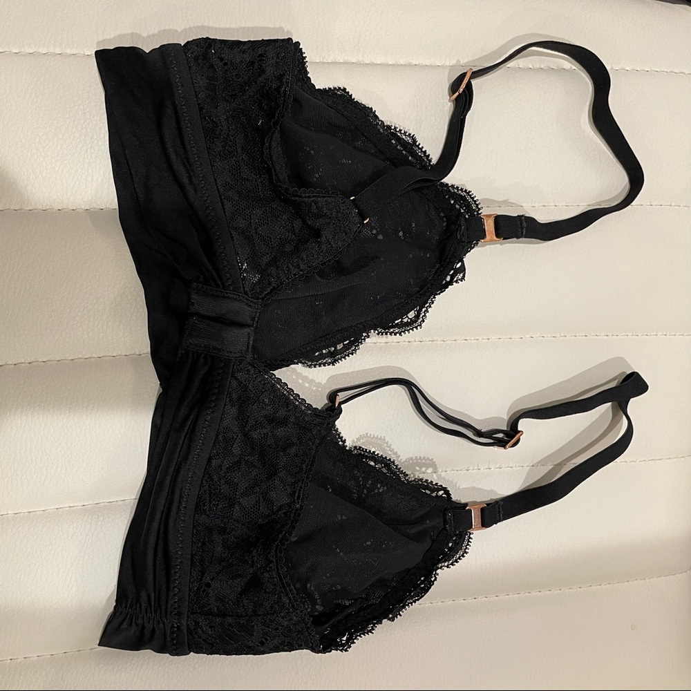 Aerie XS Lace Black Bralette Bra - Picture 6 of 6
